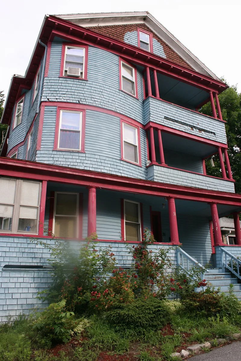 Johnson, John and Edward, Three-Decker, Worcester, Massachusetts