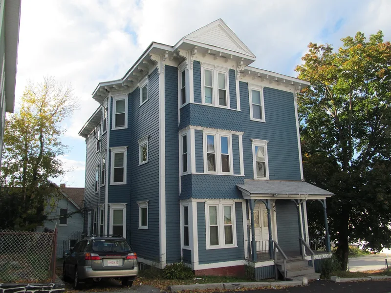 Hall, Charles A., Three-Decker, Worcester, Massachusetts