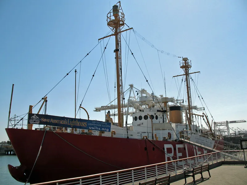 Lightship WAL-605, RELIEF, Oakland, California
