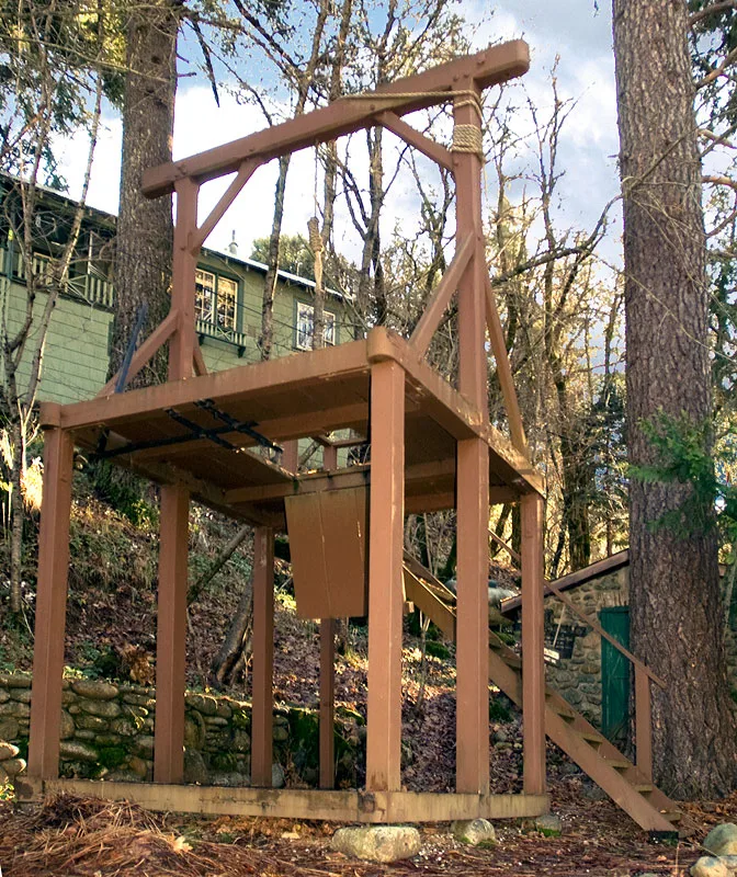 Sierra County Sheriff's Gallows, Downieville, California