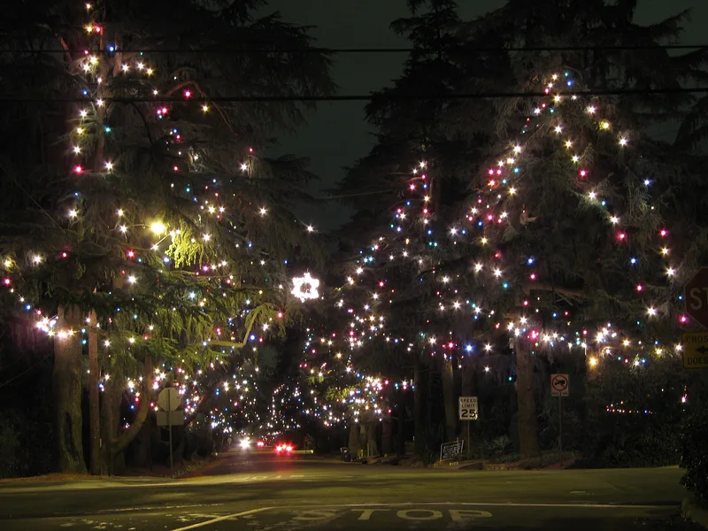 Christmas Tree Lane, Altadena, California