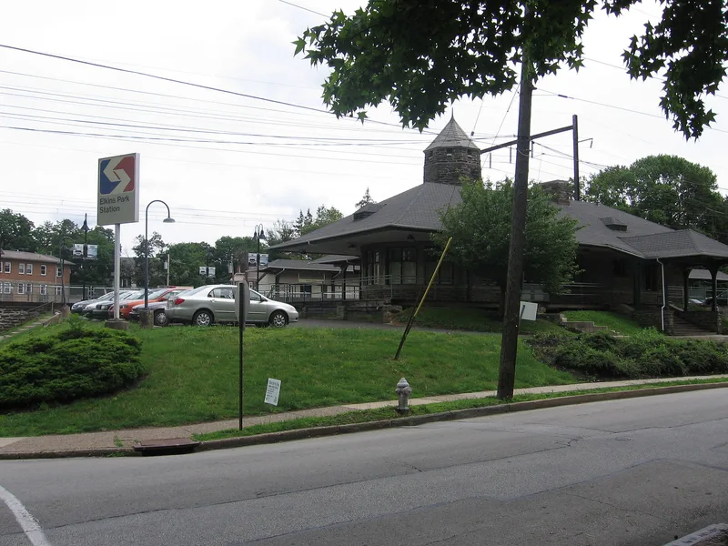 Elkins Railroad Station, Philadelphia and Reading Railroad, Elkins Park, Pennsylvania