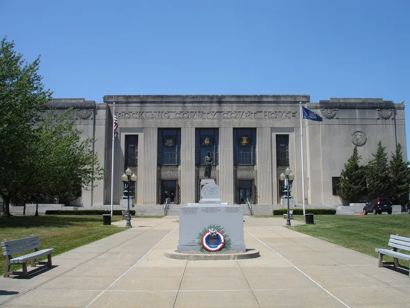 Rockland County Courthouse and Dutch Gardens, New City, New York