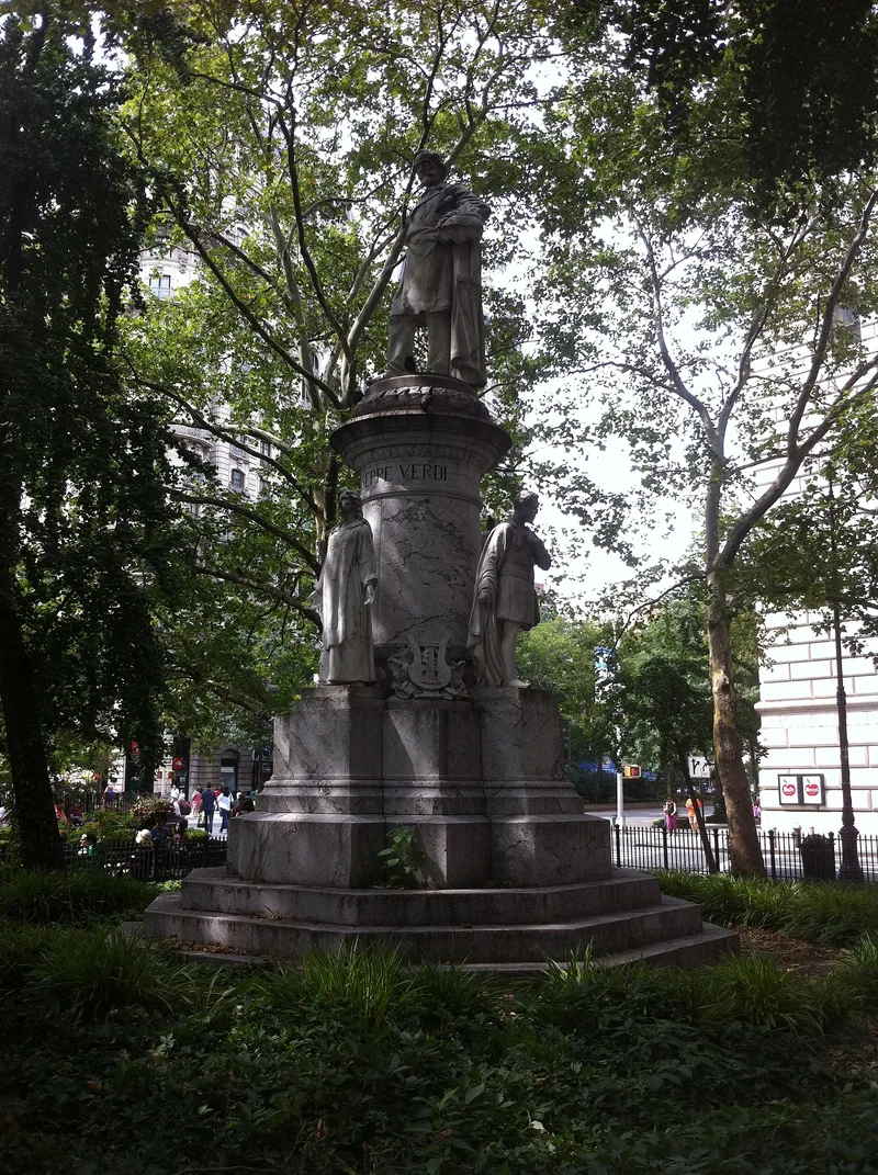 Verdi, Giuseppe, Monument, New York, New York