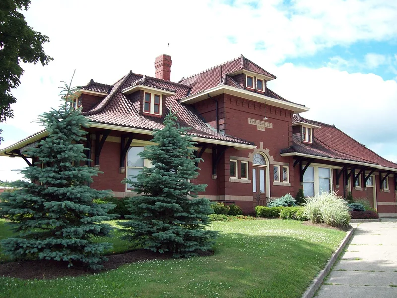 Buffalo, Rochester & Pittsburgh Railroad Station, Springville, New York