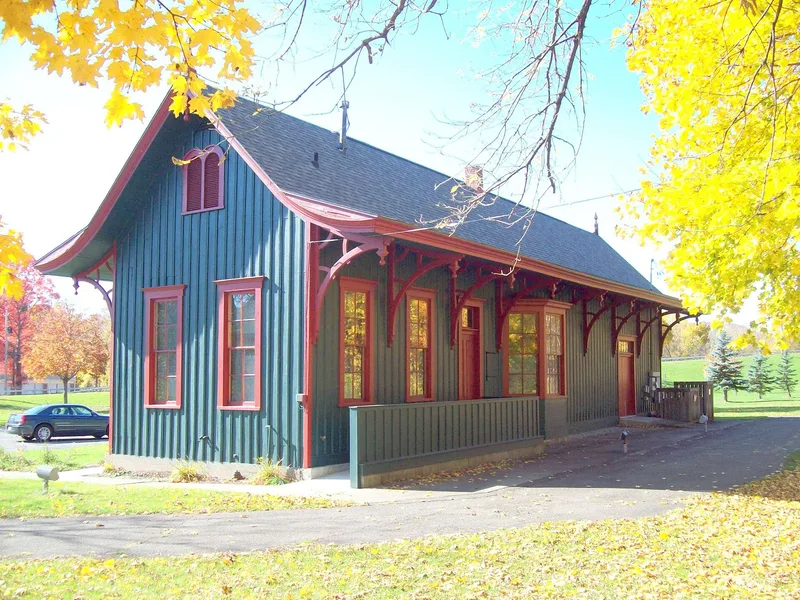Delaware, Lackawanna & Western Railroad Station, Painted Post, New York