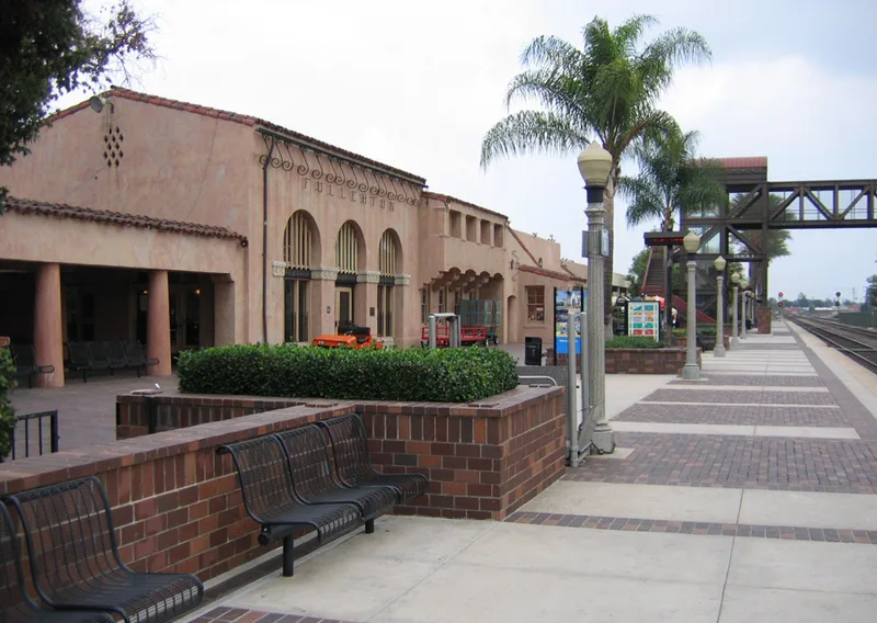 Santa Fe Railway Passenger and Freight Depot, Fullerton, California