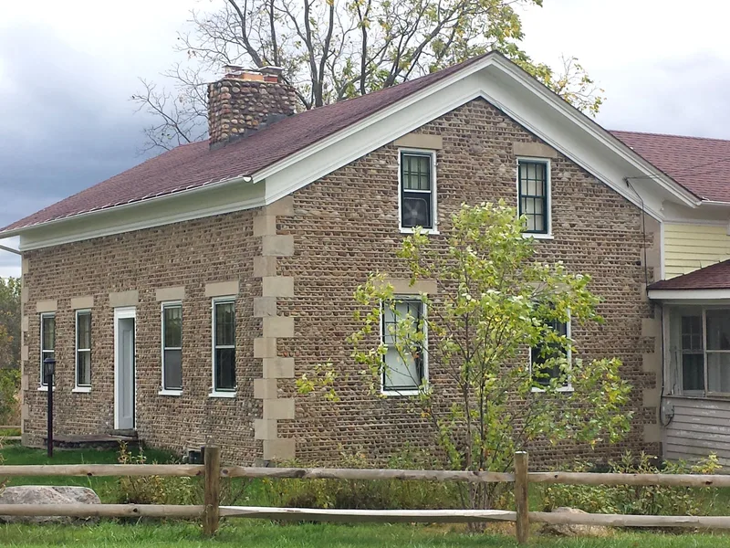Bates Cobblestone Farmhouse, Middlesex, New York