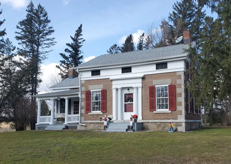 Nichols, William, Cobblestone Farmhouse, Benton, New York