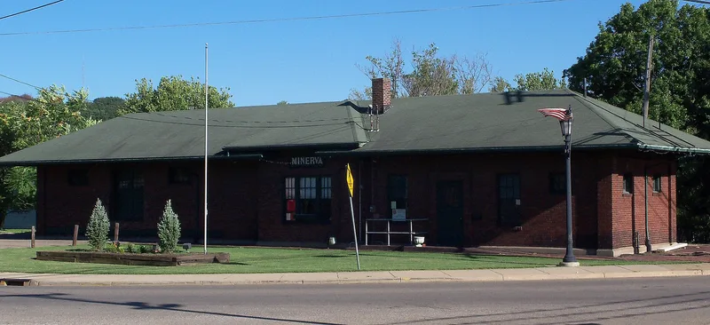 Wheeling and Lake Erie RR Minerva Station, Minerva, Ohio