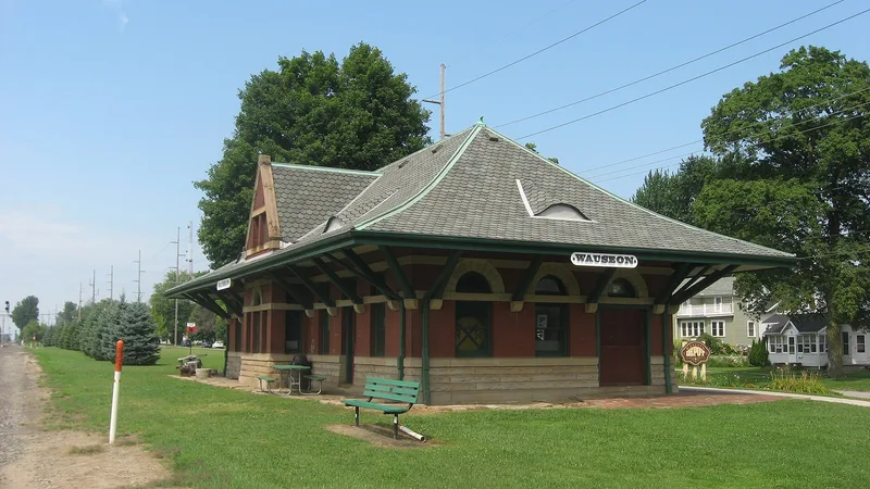 Lake Shore and Michigan Southern (LS&MS) Railroad Depot-Wauseon, Wauseon, Ohio