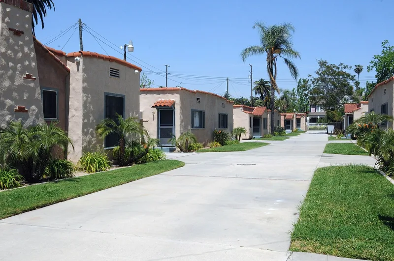 Mission Court Bungalows, California