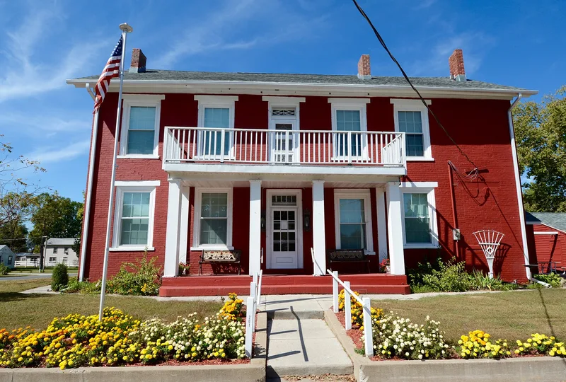 Willits, Levi, House, New Boston, Illinois