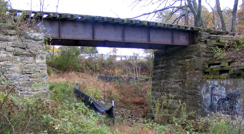 Stone Arch Road Bridge, Stewartstown Railroad, Railroad, Pennsylvania