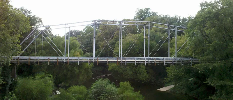 Deep River Camelback Truss Bridge, Cumnock-Gulf, North Carolina