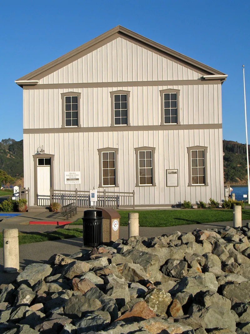 San Francisco and North Pacific Railroad Station House-Depot, Tiburon, California