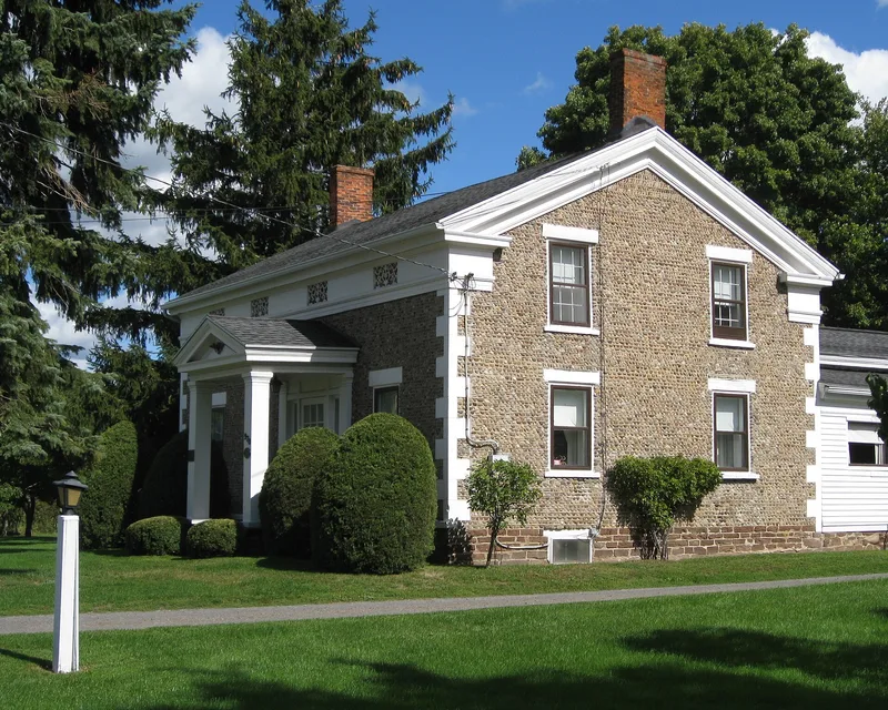 Covert, William, Cobblestone Farmhouse, Greece, New York