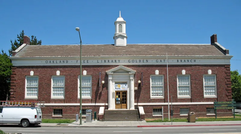 Oakland Free Library-Golden Gate Branch, Oakland, California
