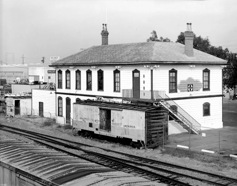 Station and General Office, California Southern Railroad, National City, California