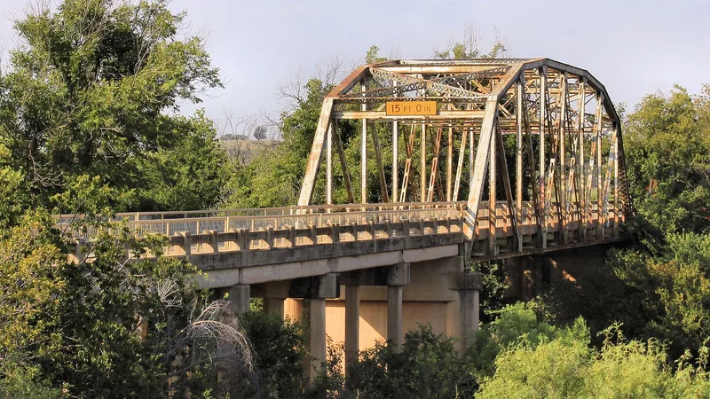 State Highway 23 Bridge at the Clear Fork of the Brazos River, Albany, Texas