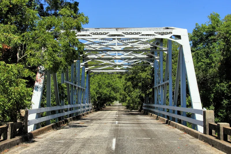 State Highway 3-A Bridge at Plum Creek, Luling, Texas
