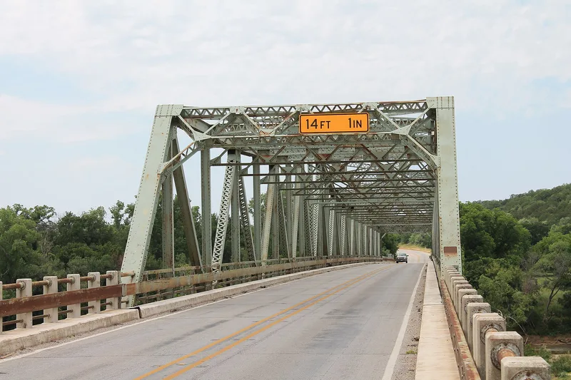 US 281 Bridge at the Brazos River, Santo, Texas