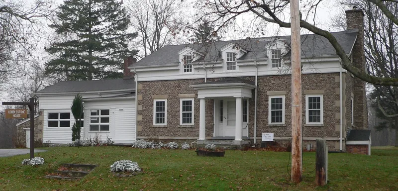 Stewart Cobblestone Farmhouse, Mendon, New York
