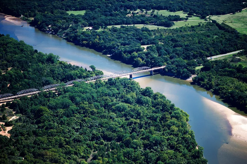 State Highway 78 Bridge at the Red River, Ravenna, Texas