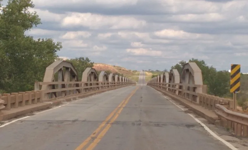State Highway 79 Bridge at the Red River, Byers, Texas