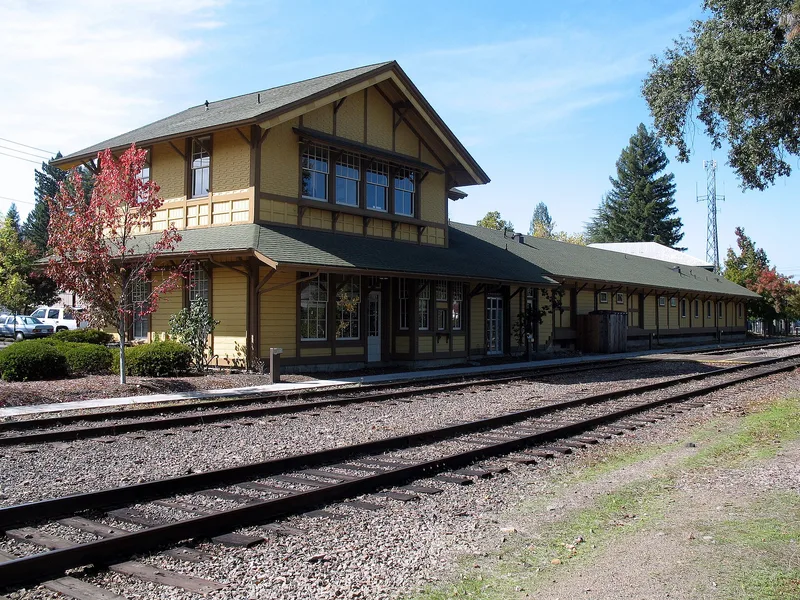 Saint Helena Southern Pacific Railroad Depot, Saint Helena, California