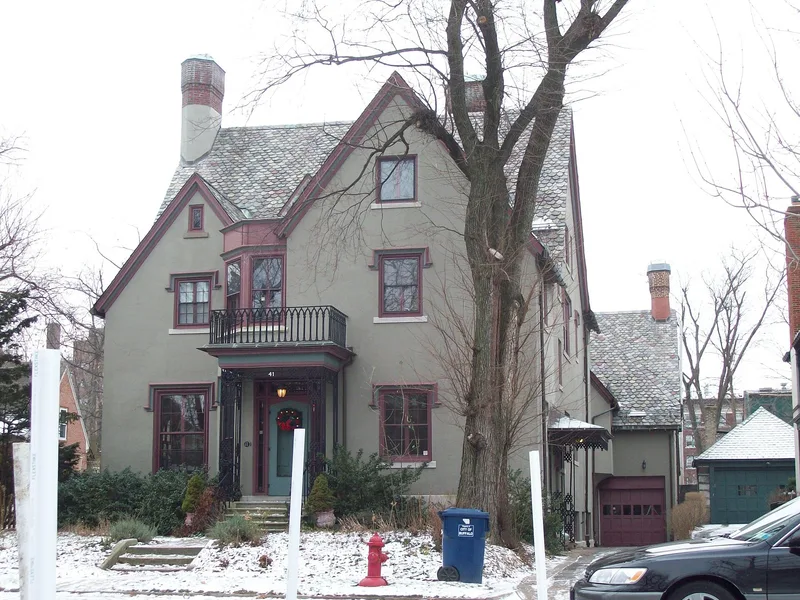 How, James and Fanny, House, Buffalo, New York