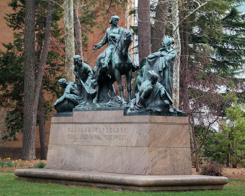 Clark, George Rogers, Sculpture, Charlottesville, Virginia