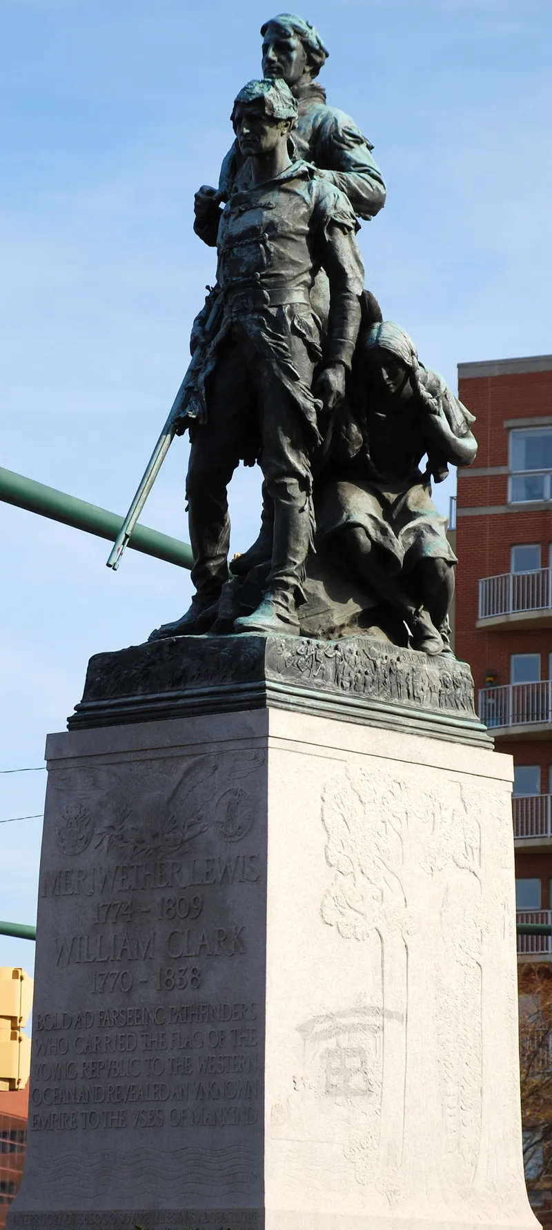 Lewis, Meriwether and William Clark, Sculpture, Charlottesville (Independent City), Virginia