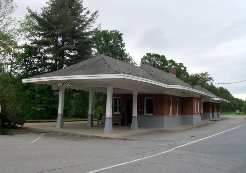Riverside Train Station, Johnsburg, New York