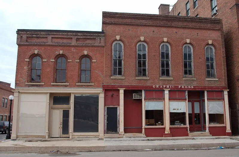 Building at 203-205 North Market Street, Champaign, Illinois