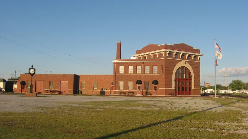 Baltimore and Ohio Railroad Depot, Flora, Illinois