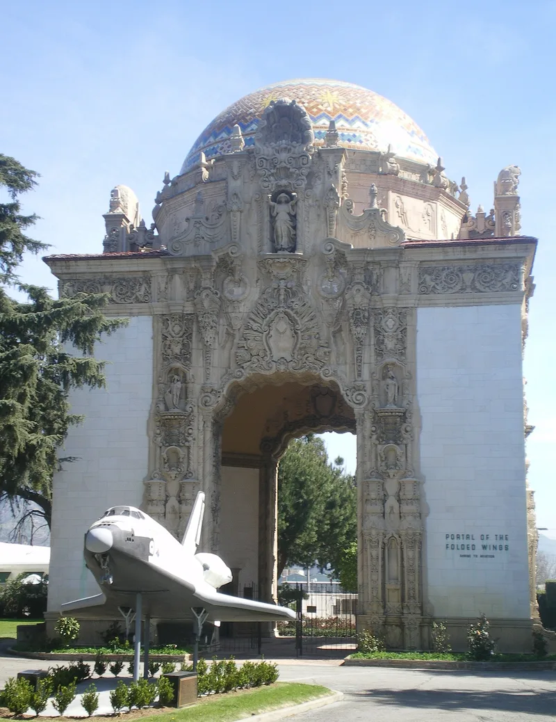 Portal of the Folded Wings Shrine to Aviation and Museum, North Hollywood, California