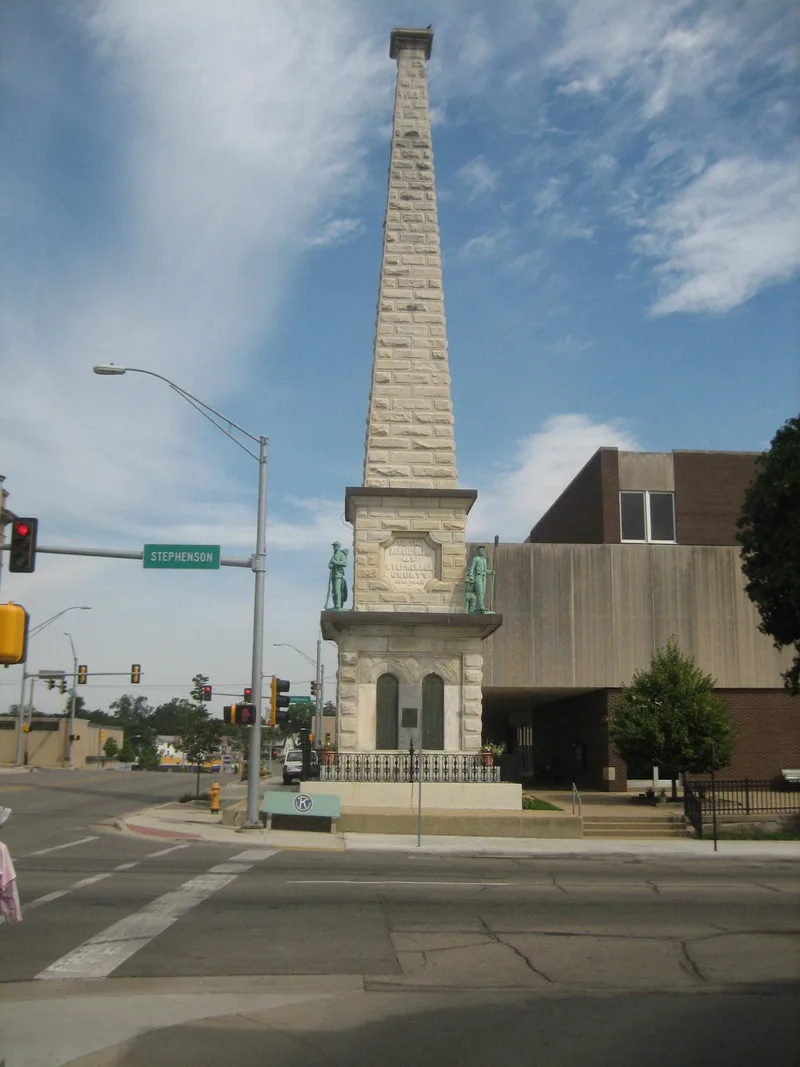 Soldiers' Monument, Freeport, Illinois