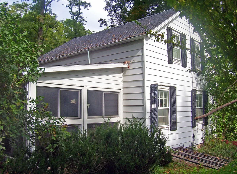 Lock Tender's House and Canal Store Ruin, High Falls, New York