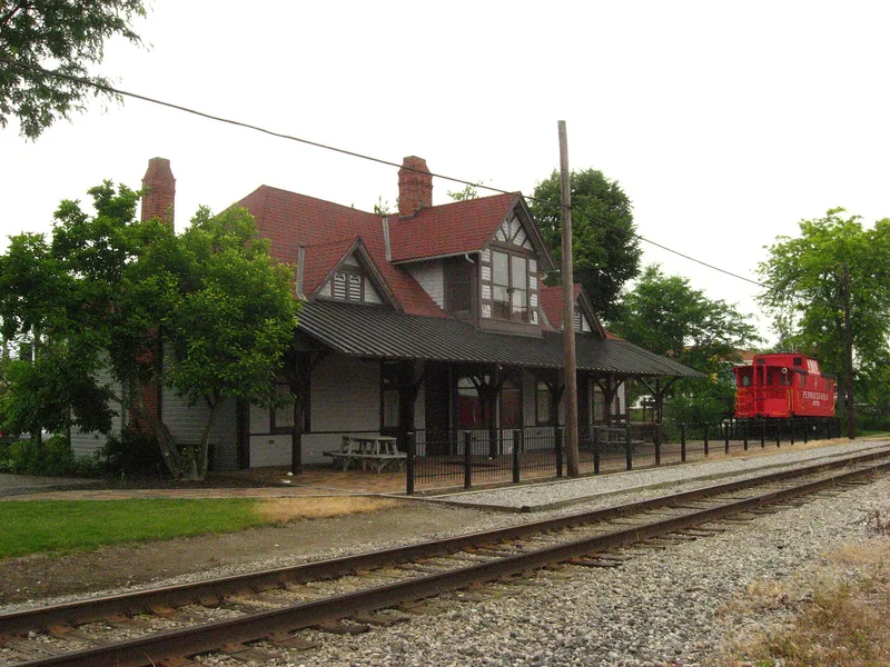 Ada Pennsylvania Station and Railroad Park, Ada, Ohio