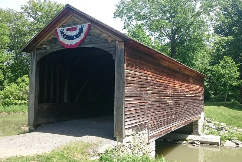 Hyde Hall Covered Bridge, East Springfield, New York