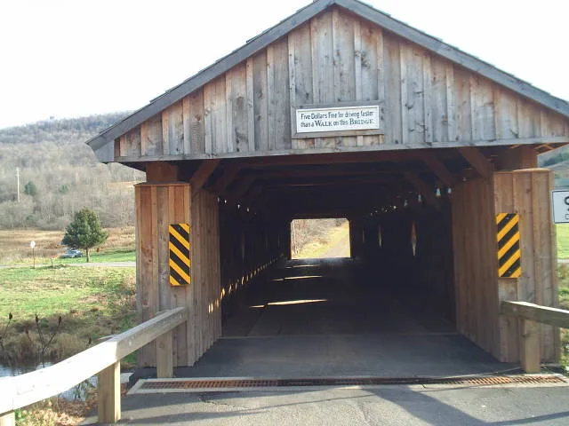 Fitches Covered Bridge, East Delhi, New York