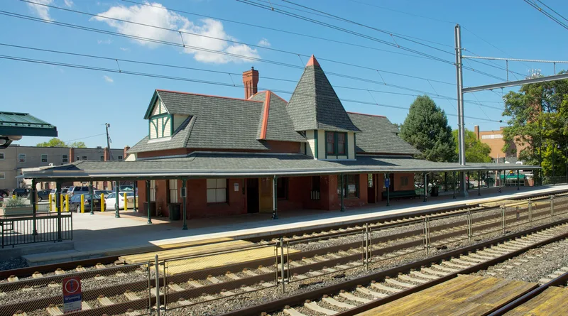 Pennsylvania Railroad Station at Wayne, Wayne, Pennsylvania