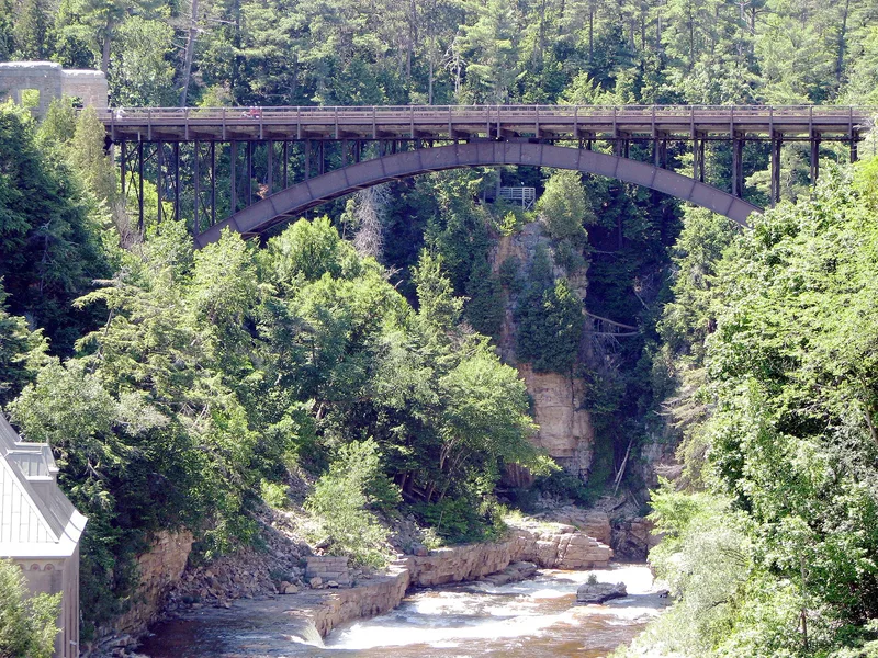 AuSable Chasm Bridge, AuSable, New York